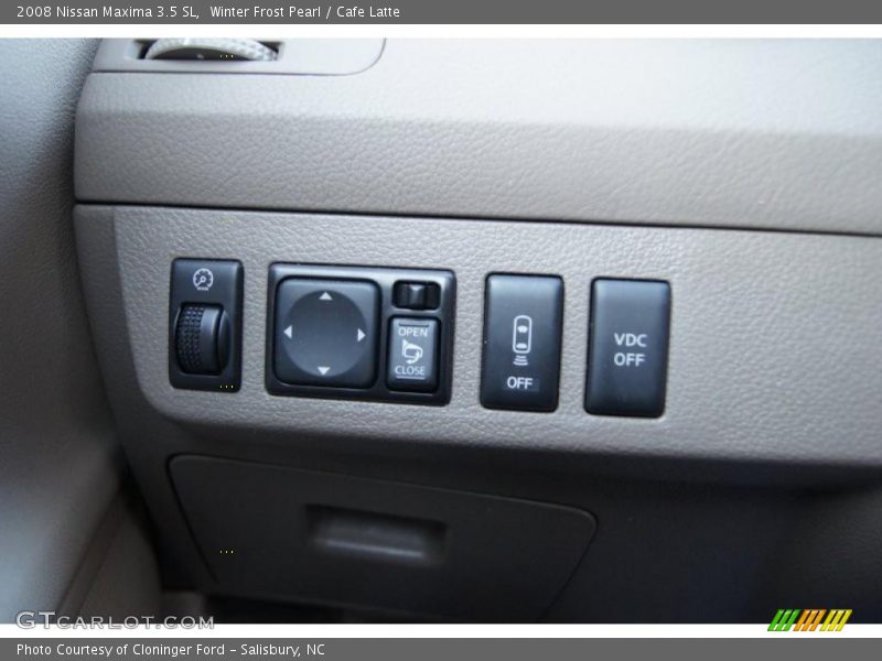 Winter Frost Pearl / Cafe Latte 2008 Nissan Maxima 3.5 SL