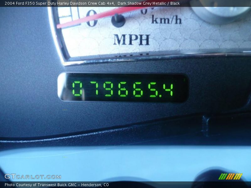 Dark Shadow Grey Metallic / Black 2004 Ford F350 Super Duty Harley Davidson Crew Cab 4x4