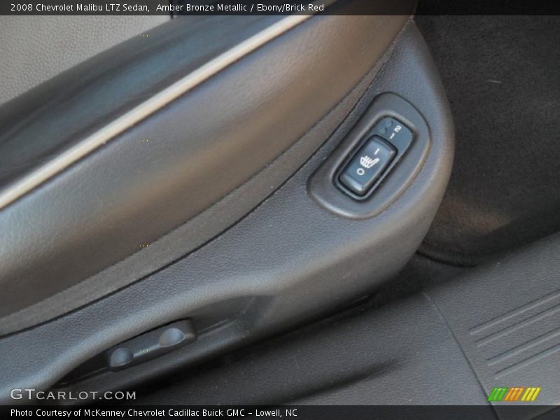 Amber Bronze Metallic / Ebony/Brick Red 2008 Chevrolet Malibu LTZ Sedan