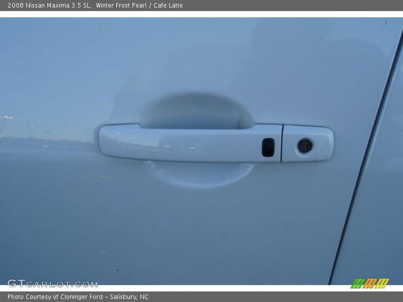 Winter Frost Pearl / Cafe Latte 2008 Nissan Maxima 3.5 SL