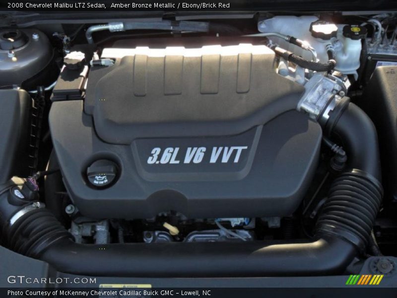 Amber Bronze Metallic / Ebony/Brick Red 2008 Chevrolet Malibu LTZ Sedan
