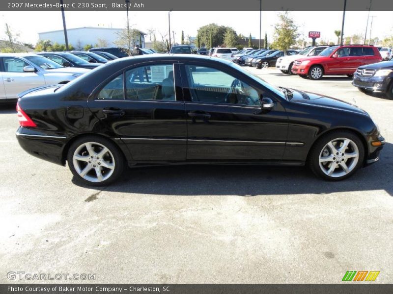 Black / Ash 2007 Mercedes-Benz C 230 Sport