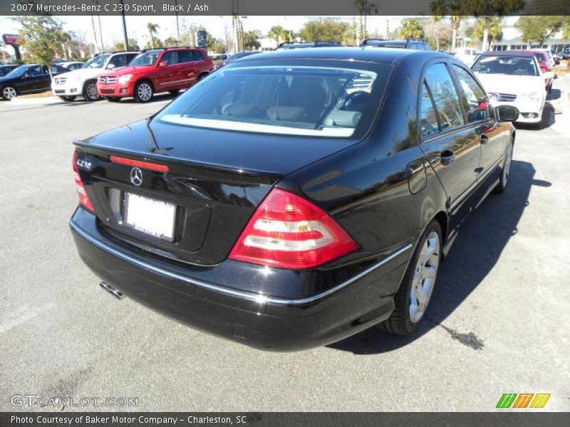 Black / Ash 2007 Mercedes-Benz C 230 Sport