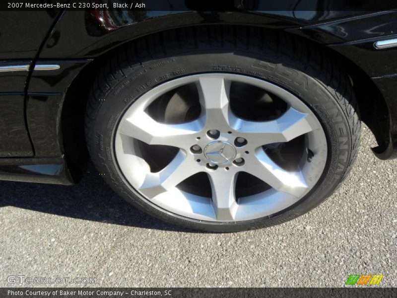 Black / Ash 2007 Mercedes-Benz C 230 Sport