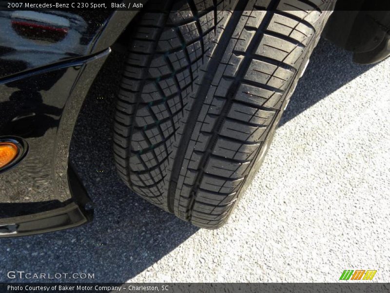 Black / Ash 2007 Mercedes-Benz C 230 Sport