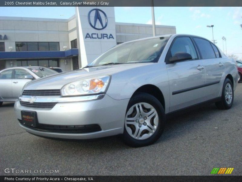 Galaxy Silver Metallic / Gray 2005 Chevrolet Malibu Sedan