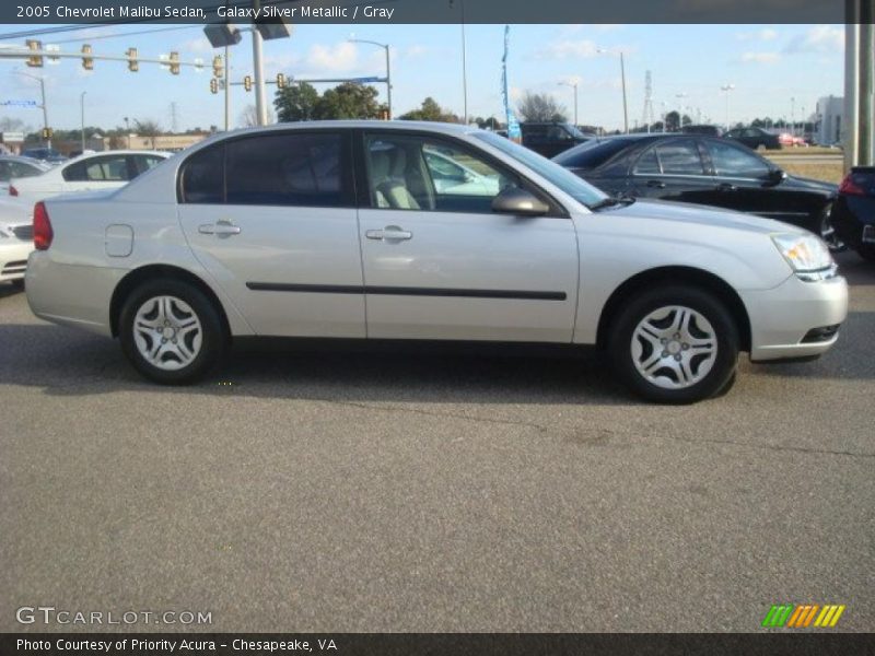 Galaxy Silver Metallic / Gray 2005 Chevrolet Malibu Sedan