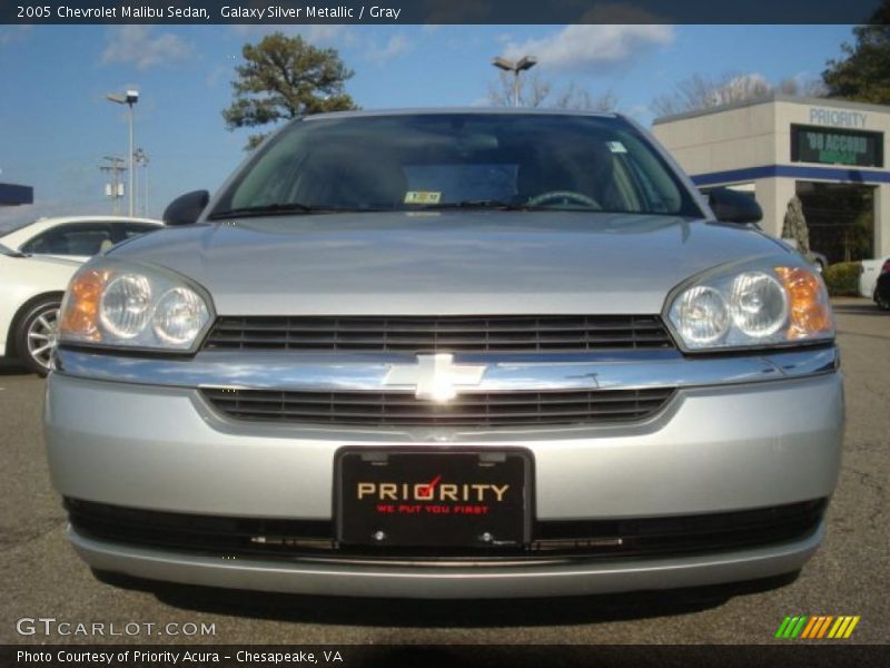 Galaxy Silver Metallic / Gray 2005 Chevrolet Malibu Sedan