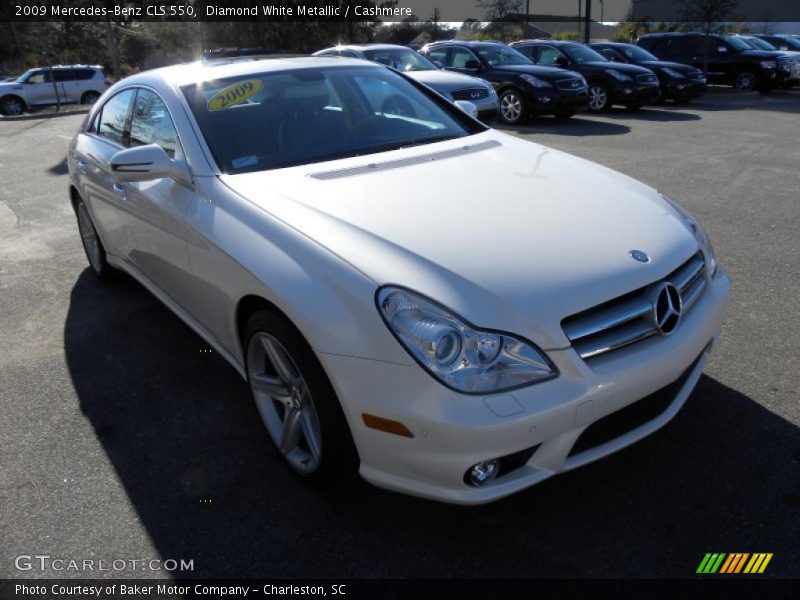 Diamond White Metallic / Cashmere 2009 Mercedes-Benz CLS 550