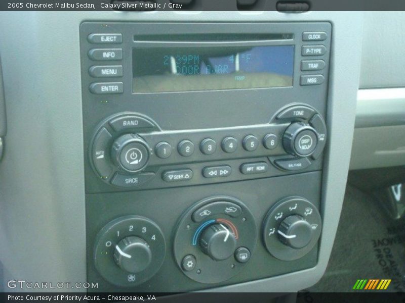 Galaxy Silver Metallic / Gray 2005 Chevrolet Malibu Sedan