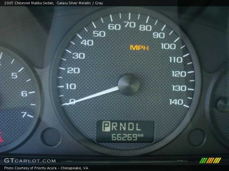 Galaxy Silver Metallic / Gray 2005 Chevrolet Malibu Sedan