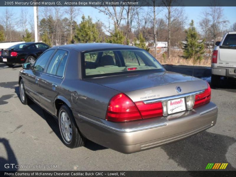 Arizona Beige Metallic / Medium Parchment 2005 Mercury Grand Marquis GS