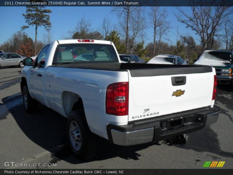 Summit White / Dark Titanium 2011 Chevrolet Silverado 2500HD Regular Cab