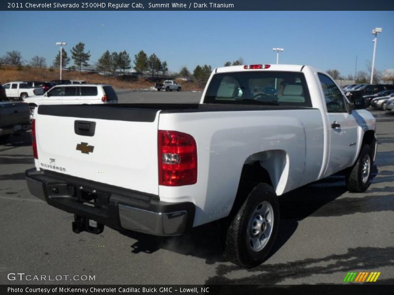 Summit White / Dark Titanium 2011 Chevrolet Silverado 2500HD Regular Cab