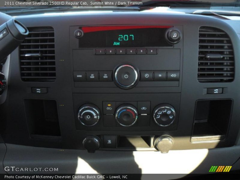 Summit White / Dark Titanium 2011 Chevrolet Silverado 2500HD Regular Cab