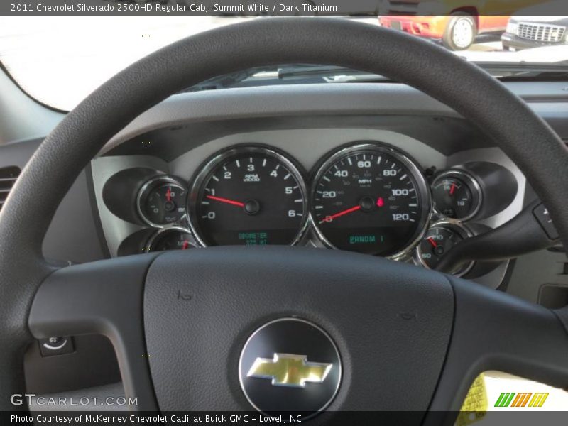 Summit White / Dark Titanium 2011 Chevrolet Silverado 2500HD Regular Cab
