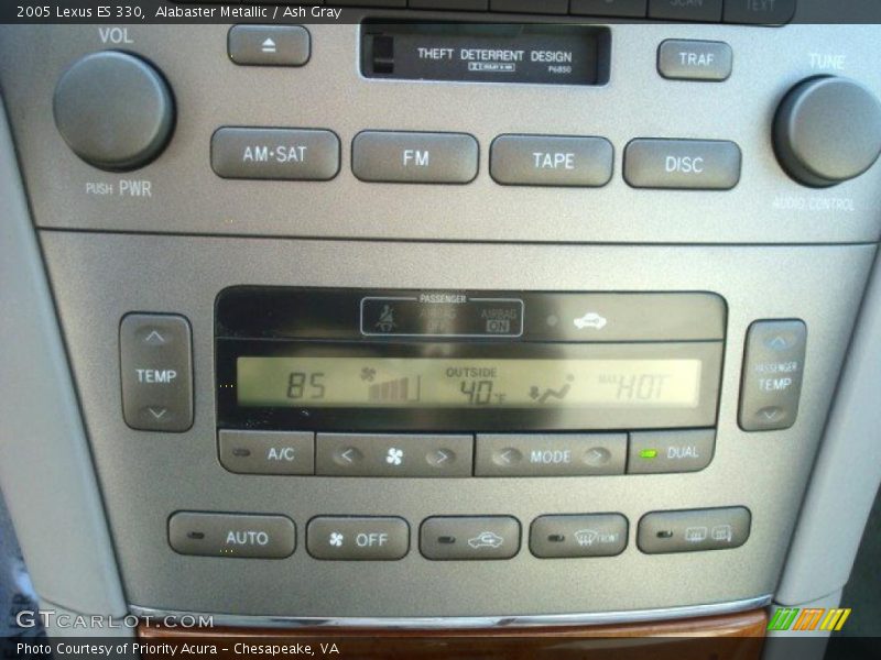 Alabaster Metallic / Ash Gray 2005 Lexus ES 330