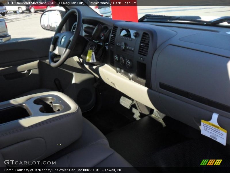 Summit White / Dark Titanium 2011 Chevrolet Silverado 2500HD Regular Cab