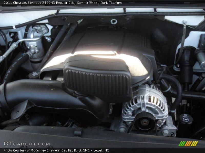 Summit White / Dark Titanium 2011 Chevrolet Silverado 2500HD Regular Cab
