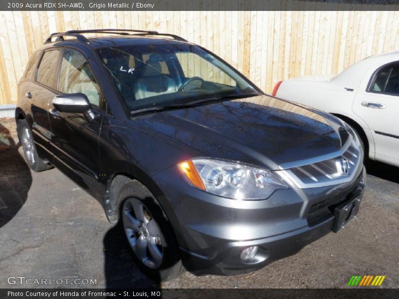 Grigio Metallic / Ebony 2009 Acura RDX SH-AWD