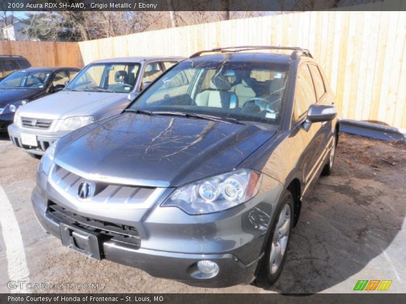 Grigio Metallic / Ebony 2009 Acura RDX SH-AWD
