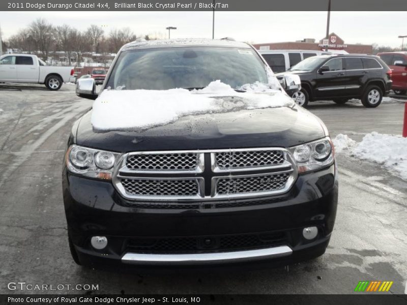 Brilliant Black Crystal Pearl / Black/Tan 2011 Dodge Durango Citadel 4x4