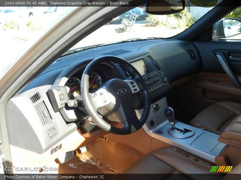 Diamond Graphite Gray Metallic / Brick/Black 2004 Infiniti FX 45 AWD