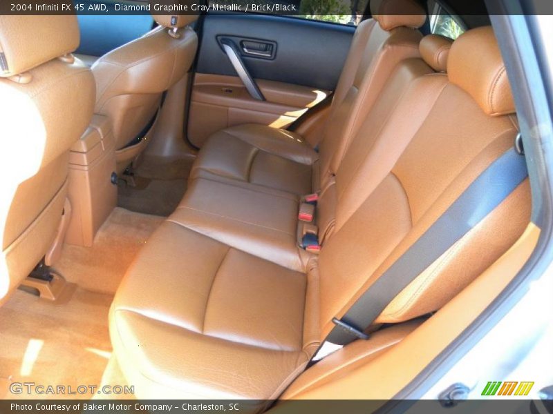  2004 FX 45 AWD Brick/Black Interior