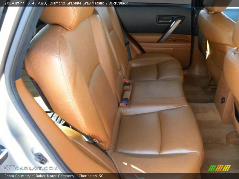  2004 FX 45 AWD Brick/Black Interior
