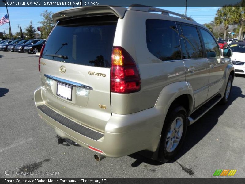 Savannah Beige Metallic / Ivory 2007 Lexus GX 470