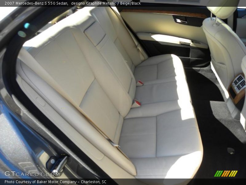 designo Graphite Metallic / Beige/Black 2007 Mercedes-Benz S 550 Sedan