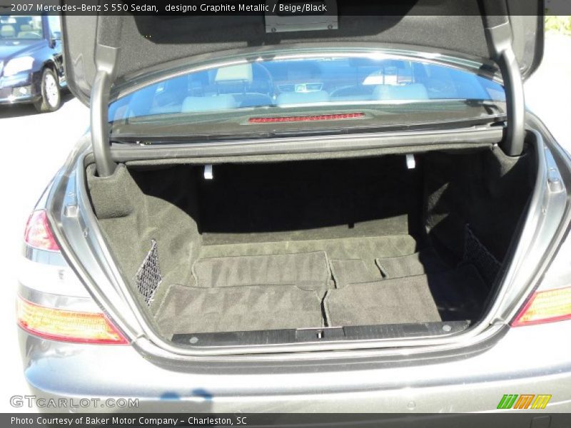 designo Graphite Metallic / Beige/Black 2007 Mercedes-Benz S 550 Sedan