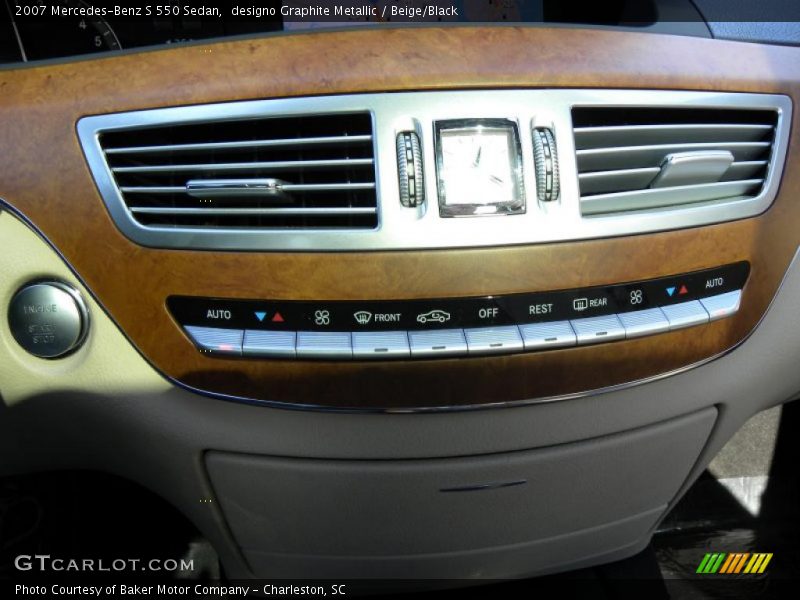 designo Graphite Metallic / Beige/Black 2007 Mercedes-Benz S 550 Sedan