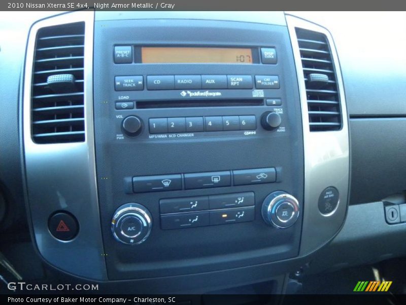 Controls of 2010 Xterra SE 4x4