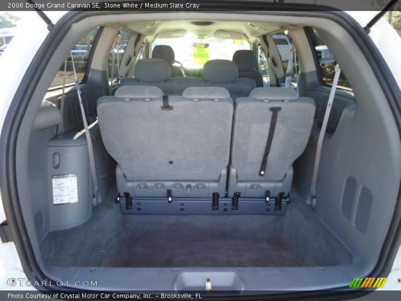 Stone White / Medium Slate Gray 2006 Dodge Grand Caravan SE