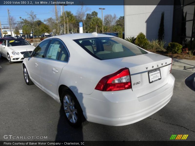 Ice White / Sandstone Beige 2009 Volvo S80 3.2