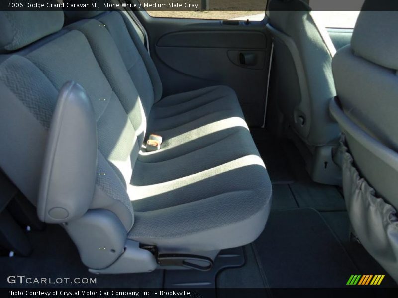 Stone White / Medium Slate Gray 2006 Dodge Grand Caravan SE