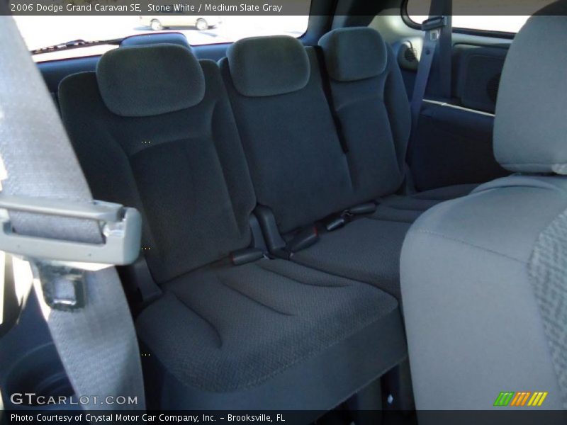 Stone White / Medium Slate Gray 2006 Dodge Grand Caravan SE