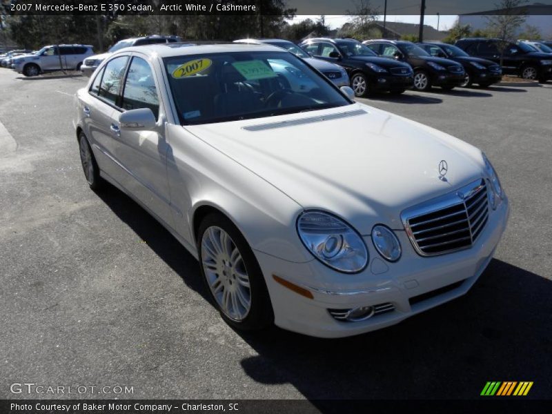 Arctic White / Cashmere 2007 Mercedes-Benz E 350 Sedan