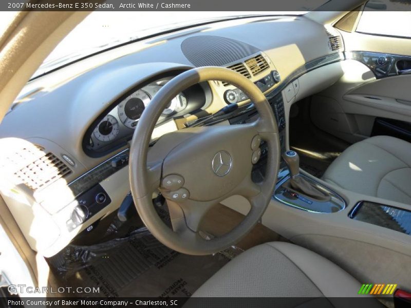 Arctic White / Cashmere 2007 Mercedes-Benz E 350 Sedan