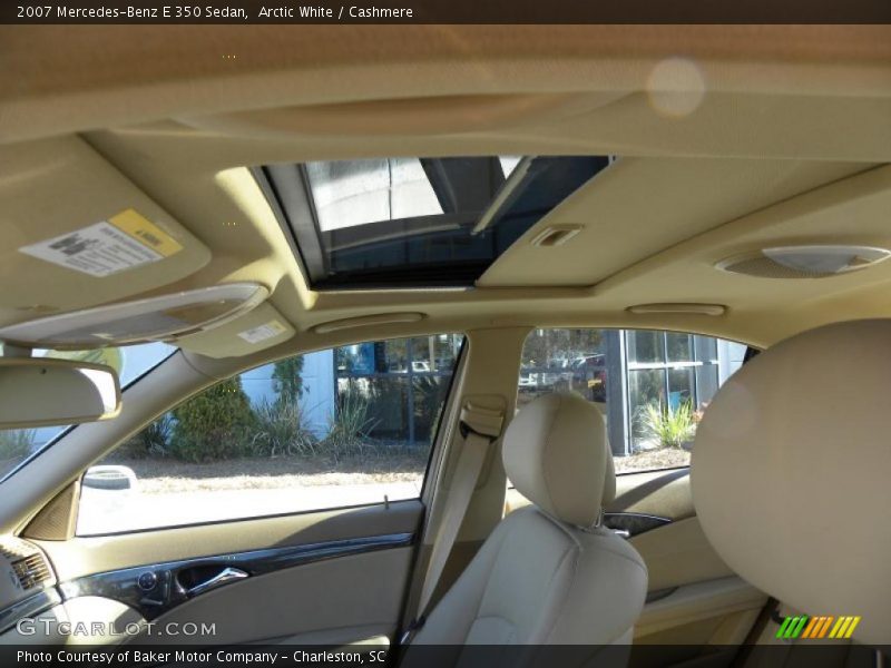 Arctic White / Cashmere 2007 Mercedes-Benz E 350 Sedan
