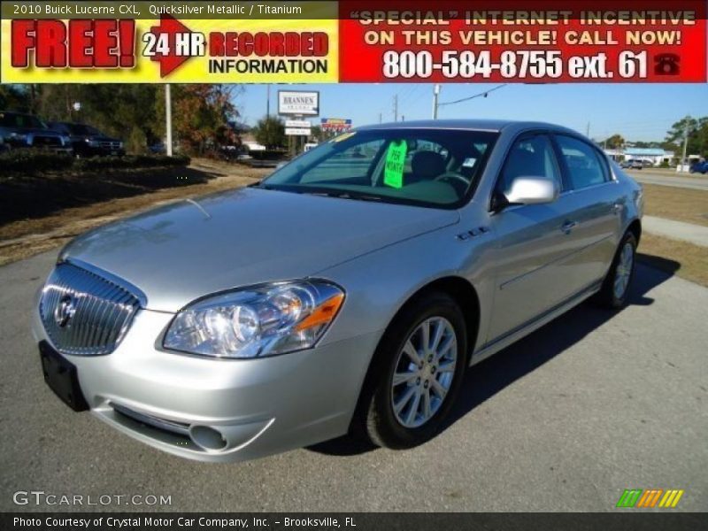 Quicksilver Metallic / Titanium 2010 Buick Lucerne CXL