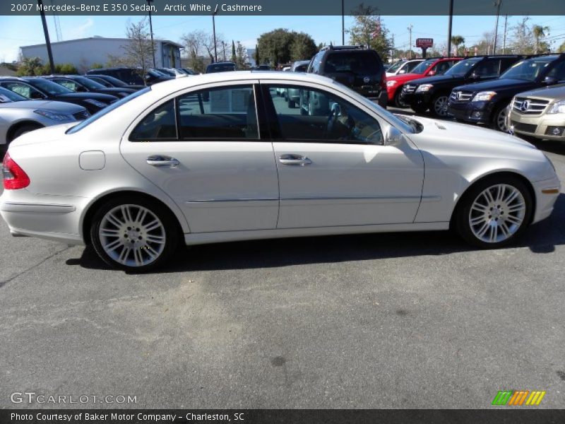 Arctic White / Cashmere 2007 Mercedes-Benz E 350 Sedan