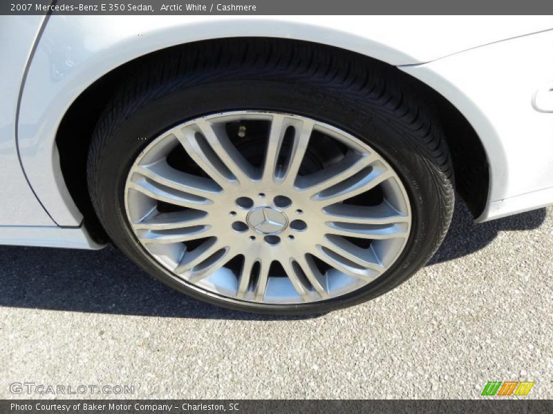 Arctic White / Cashmere 2007 Mercedes-Benz E 350 Sedan