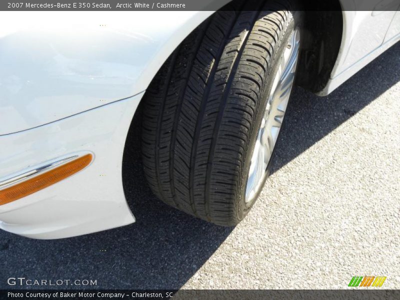 Arctic White / Cashmere 2007 Mercedes-Benz E 350 Sedan