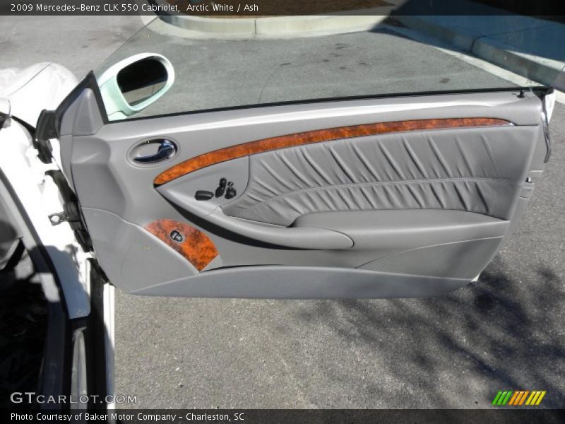 Arctic White / Ash 2009 Mercedes-Benz CLK 550 Cabriolet