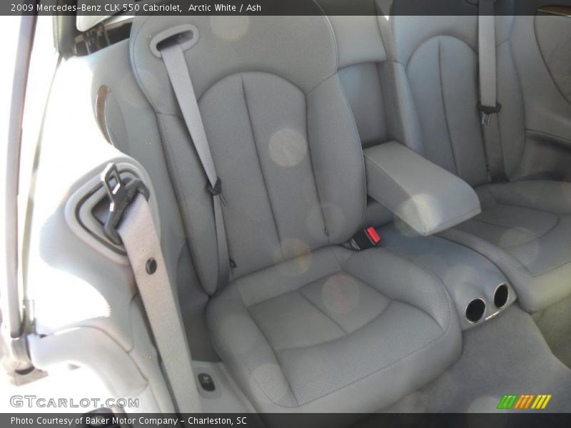 Arctic White / Ash 2009 Mercedes-Benz CLK 550 Cabriolet