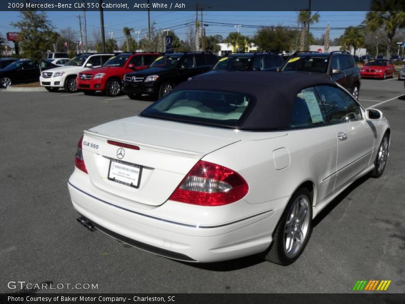 Arctic White / Ash 2009 Mercedes-Benz CLK 550 Cabriolet