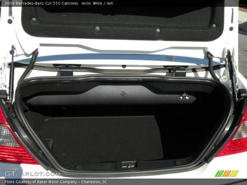 Arctic White / Ash 2009 Mercedes-Benz CLK 550 Cabriolet