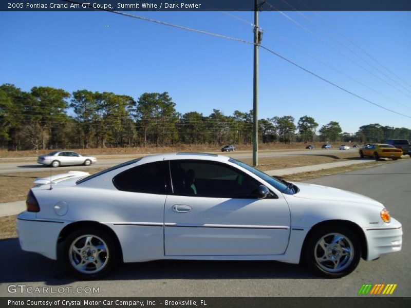 Summit White / Dark Pewter 2005 Pontiac Grand Am GT Coupe